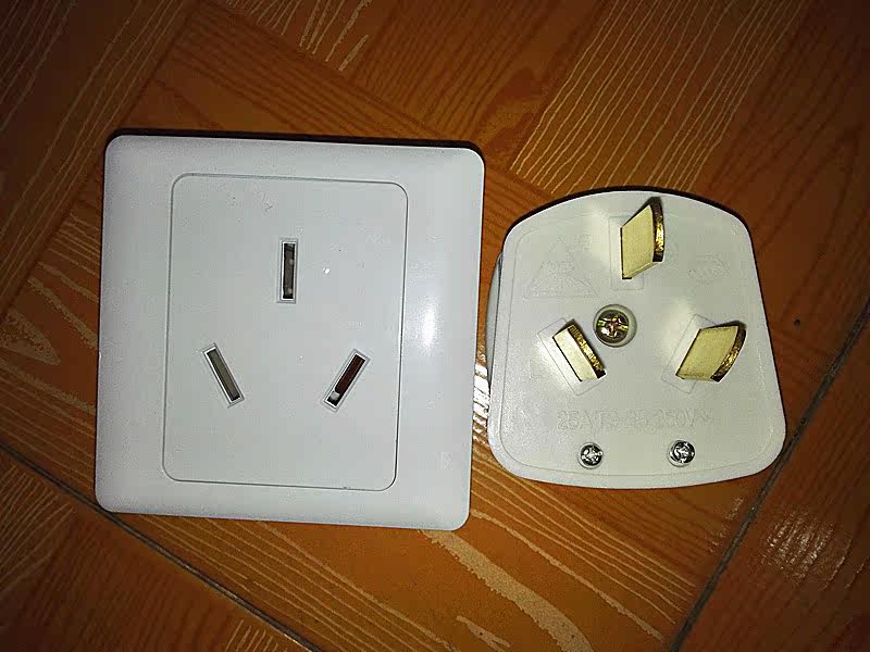 即热式电热水器专用25a插头插座空调插座大功率插头热水器专用