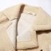 Han Chao tấn công 2018 mới mùa thu và mùa đông ngắn cổ áo phù hợp với áo khoác cashmere cho nữ áo khoác măng tô nữ Áo khoác ngắn