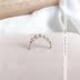 Gia đình gấu Nhẫn mềm không nhặt ngọc trai tự nhiên bằng tay retro đơn giản nhẫn vàng 14k tính khí đơn giản - Nhẫn nhẫn cưới vàng tây Nhẫn