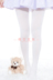 Sakura Mo * Nhật Bản màu trắng tinh khiết cosplay nhung pantyhose mùa xuân và mùa hè 80D không thấm nước thịt xà cạp quần tất lưới 3d Xà cạp