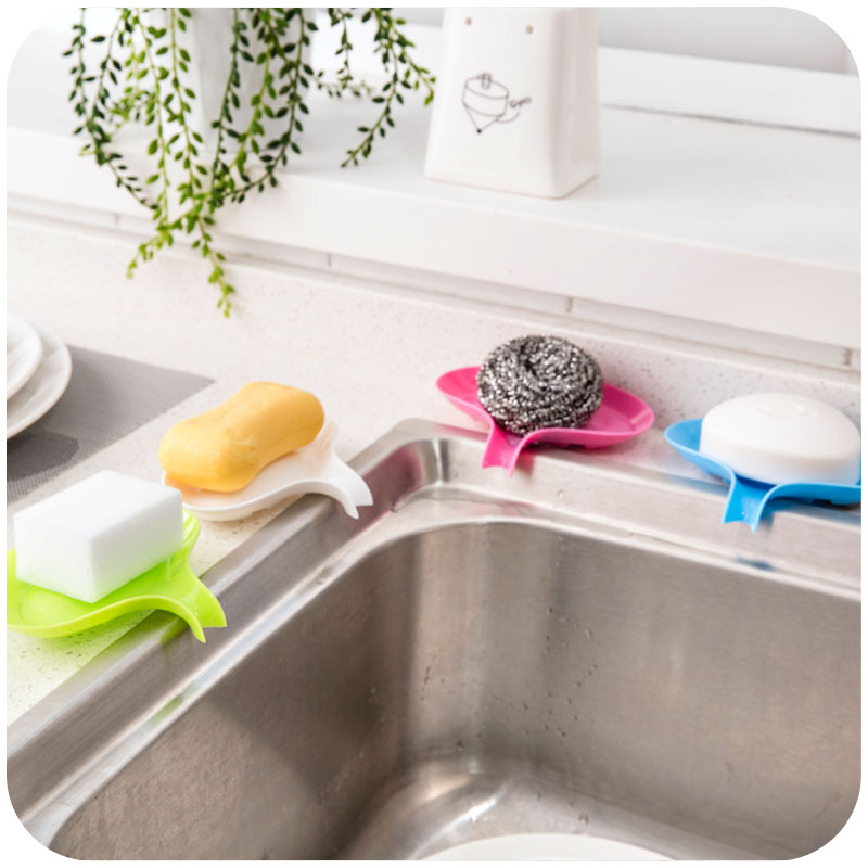 Soap Dish Plastic Sink Organizer Water Bathroom Shower Kitchen Soap Dish Plastic Sink Organizer Water Bathroom Shower Kitchen Holder Drain Dry Saver Waterfall Container Box New In Accessories