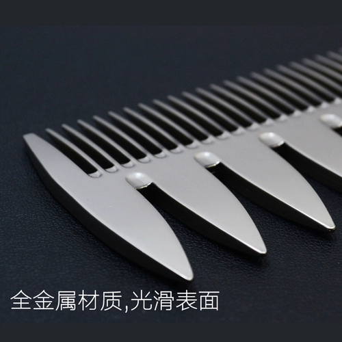 Шкал -разбил профессиональные волосы Стилист Стайлист Специальный Комбал для волос с двойной масштабной шкалой хвостовой расческа, расческа размера