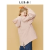 Áo khoác len trùm đầu Lecho 2019 mùa thu mới dành cho nữ ngắn học sinh Áo len nhỏ thêu - Áo khoác ngắn