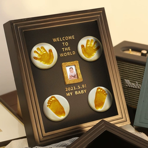 Сувенир для новорожденных для младенца, детские отпечатки рук и ног, отпечаток рук, чернильная подушечка, фоторамка, «сделай сам»