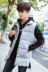 Mùa đông nam dài cotton vest vest áo khoác xu hướng Slim bông coat Coat đẹp trai cá tính thanh niên bông áo áo bomber nam Áo vest cotton