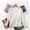 Áo thun cotton nữ mùa thu áo khoác dày hàng đầu áo phông dày màu kẹo cổ tròn váy nữ mùa xuân 2019 - Áo phông áo phông nữ rộng