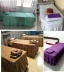 Chăn che màu vàng tươi 190 hơi nước massage giường bìa đơn có lỗ phổ quát 185 phòng chống massage massage phòng tập thể dục Trang bị tấm