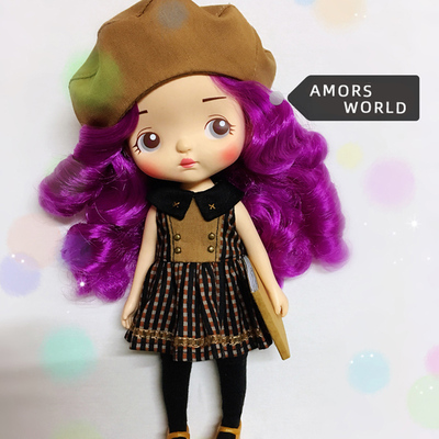 taobao agent AMORS new product BJD baby jacket 8 -point clothes SD doll Holala clothes skirt school uniform jellyfish clothes