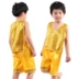 Ngày của trẻ em Apron Trang Phục Nam và Nữ Jazz Dance Eo Lấy Cảm Hứng Từ Hiện Đại Mẫu Giáo Sequins Trang Phục Biểu Diễn trang phục biểu diễn cho bé trai Trang phục