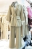 Đặc biệt mùa xuân và mùa thu tải áo khoác phù hợp với hương vị Hồng Kông với quần ống rộng giản dị hai bộ quần áo rộng rãi của phụ nữ hoang dã - Bộ đồ Bộ đồ