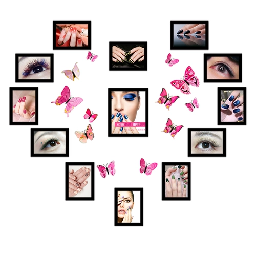 Магазин татуировки ногтей декоративные бровей и губы декоративная живопись висящие картины Полуманентные салоны красоты декоративный плакат Фоны стены роспись