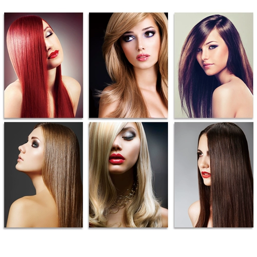 Парикмахерская прическа для прически картины самостоятельно живопись на стене, парикмахерская, декоративная висящая рисовая галерея красота фото, картинка украшения живопись