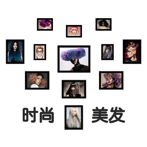 Парикмахерская декоративная настенная настенная живопись прическа для прически фото фото картины Магазин Магазин Фоны Стена