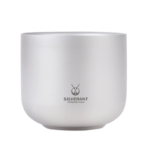 Серебряный муравей чистый титановый двойной слой Кунг -фу Куп