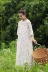 Ma Lin văn học và nghệ thuật ban đầu của phụ nữ mùa hè 2021 sản phẩm mới 72 hoa hồng gai mịn in váy rõ ràng - Sản phẩm HOT