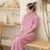 Ma Lin Literary Womens 24 Hemp HEMP Sẵn sàng nhuộm Kiểu Trung Quốc Váy ôm sườn xám cải tiến - Sản phẩm HOT