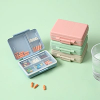 Портативная герметичная пыль 9 решетчатая коробка фармацевтическая упаковочная коробка одна неделя коробка для хранения таблеток для таблеток