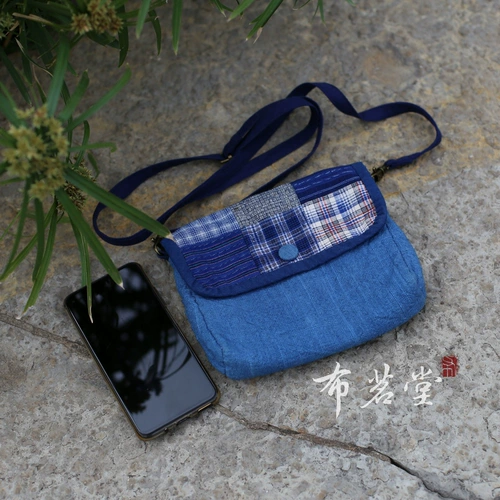 Bujiantang Tu Body Bag Сумка для мобильного телефона Рука -Плетена Старая почвенная ткань