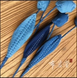 Fabutang Blue Dyeing 堂 布 布 布 布 布 布 布 布 布 布 布 布 布 布 布 -голубая хлопчатобумажная ткань домашнее украшение цветок