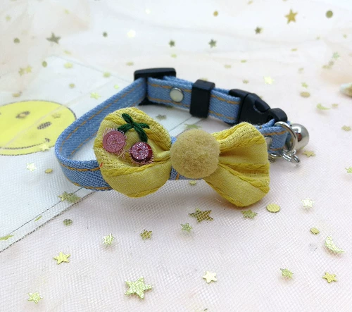 Милый аксессуар ручной работы, колокольчик, чокер, ожерелье с бантиком, галстук-бабочка, домашний питомец