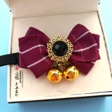 Галстук-бабочка с бантиком, колокольчик, чокер, аксессуар, галстук, домашний питомец, кот