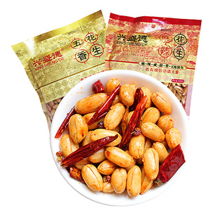 河南开封特产兴盛德麻辣花生米熟下酒菜辣椒酒鬼零食五香官方授权