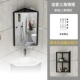 Sự kết hợp tủ trong phòng tắm của mặt rửa mặt nhà vệ sinh tấm đá Tam giác rửa mặt trên ban công tủ gương phòng tắm nhập khẩu tủ gương treo phòng tắm