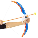 Детская большая игрушка для спортзала, лук и стрелы, легкий реалистичный эластичный комплект для мальчиков, стрельба из лука