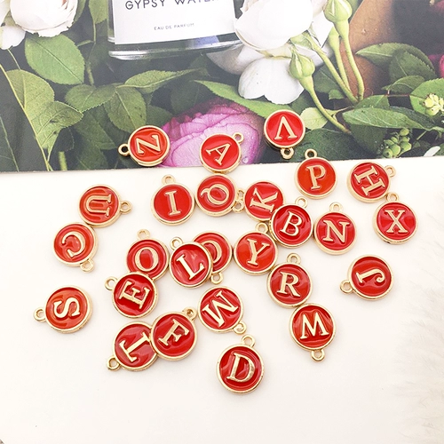 Металлическая красная подвеска, аксессуар, аксессуары