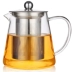 Cao borosilicate dày chịu nhiệt glass flower ấm trà thép không gỉ lọc nhiệt độ cao Kung Fu tea set trà maker