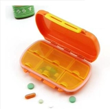 Бесплатная доставка мини -портативная портативная портативная ящик на неделю маленькая таблетка, влажная анти -мощность и шесть герметичных ящиков для хранения сетки