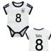 Bé quần áo bóng đá bé trăm ngày để chụp ảnh của tam giác quần áo mùa hè romper Xiêm Thế Giới Cup jersey bóng phù hợp với túi rắm bộ khủng long bé trai Áo liền quần
