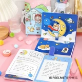 Infel.me Fairy Tale Tale Magnetic Button Page Girl Cute Creative Handbook Блокнота ноутбука