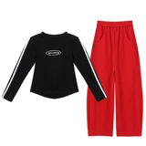 Модный спортивный костюм, танцующий лонгслив, 2023, популярно в интернете