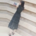 Váy đầm voan 2019 Mới của phụ nữ Hàn Quốc Victoria Vintage Dress High Eo polka Váy mùa hè - Váy eo cao