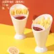 [KM.6043] 1 с чашкой картофеля фри с сети соуса