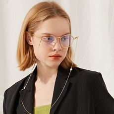 Очки цепи ［artk］珍珠的眼泪眼镜链挂绳美国进口包金链保色极简款