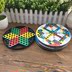 Checkers Trẻ Em Người Lớn của Đồ Chơi Hex Balls Checkers Pha Lê Glass Beads Chess Puzzle Bàn Cờ Trò Chơi Cờ Vua đồ chơi sáng tạo Trò chơi cờ vua / máy tính để bàn cho trẻ em