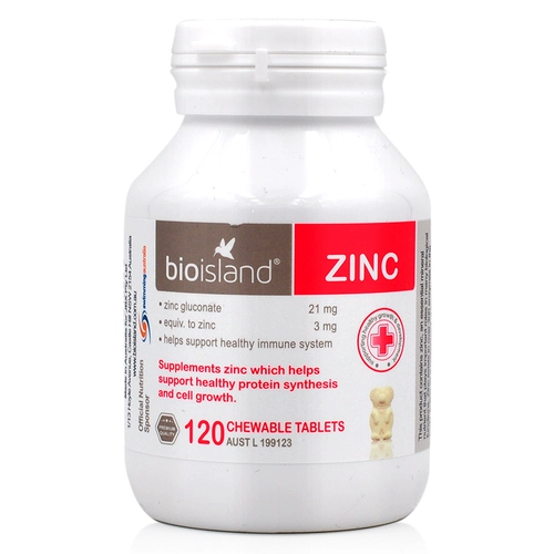 Zhuzhu Home Australia Bioisland младенец и маленькие дети, дети, цинковые таблетки 120 Bai Alangde