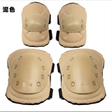 Тактическое защитное снаряжение, наколенники для уличного катания, налокотники для велоспорта, дорожный комплект для скалозалания, черный орел, 4 шт