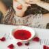 Nước Rouge, phương pháp cổ, son môi lỏng, đỏ mặt, thuốc nhuộm môi, chiết xuất hoa hồng, tự nhiên, thực vật phấn má vacosi Blush / Cochineal