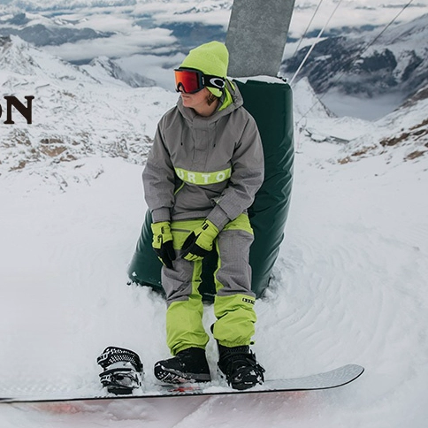Burton, лыжный белый лыжный костюм, сноубординг
