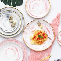 Скандинавская мраморная посуда домашнего использования, популярно в интернете, полный комплект