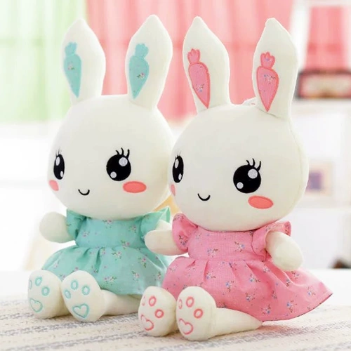 Плюшевый милый кролик, тряпичная кукла для сна