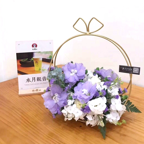 Сеть знаменитостей Золотое покрытие геометрическая цветочная корзина Цветочный Железный Железный Цветок