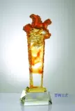 Слава кристаллические трофейные перчатки Total Total Trophy Screen Barlit Metal Talers Medal Medal