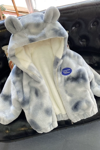 Детская куртка, утепленный удерживающий тепло детский зимний свитер для мальчиков, увеличенная толщина