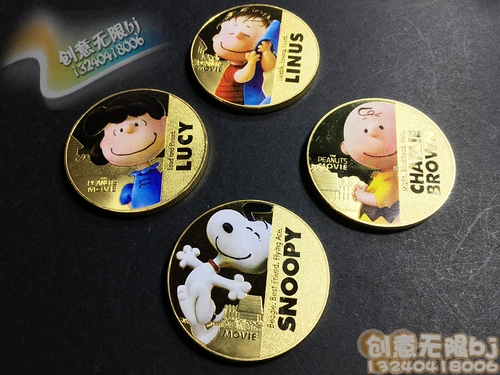Nuby, snoopy, мультяшные детские монеты подходит для мужчин и женщин, подарок на день рождения