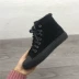Phá vỡ mã giải phóng giày nữ 2018 mùa đông Hàn Quốc phiên bản ulzzang đầu tròn bằng da mờ đáy phẳng ấm cao giúp giày nữ