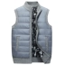 Mùa thu và mùa đông nam cotton vest áo len áo len vest len ​​cộng với nhung dày rộng kích thước lớn ấm áp vest vest công sở nam Dệt kim Vest